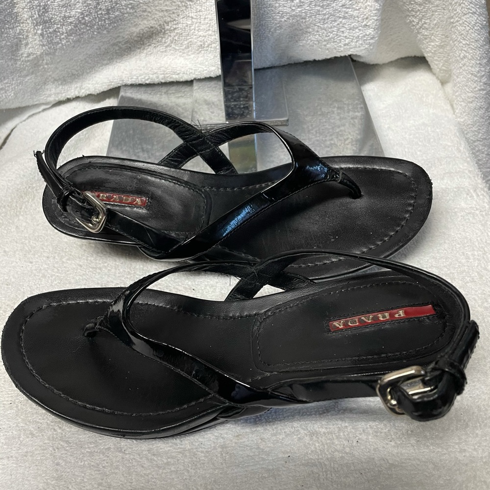 Prada Wedge Sandals - Picture 4 of 11